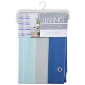 Wholesale - 70" X 72" LIGHT BLUE PEVA SHOWER CURTAIN, UPC: 092903950445